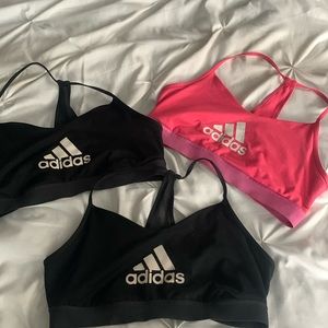Adidas Sports bra bundle, no padding mesh back